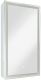 Зеркало-шкаф с подсветкой Art&Max Techno правый 35см белый AM-Tec-350-650-1D-R-DS-F