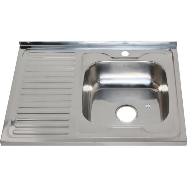 Мойка 8060 R Melana 0,6/160 правая хром с сифоном (016 t R *10)