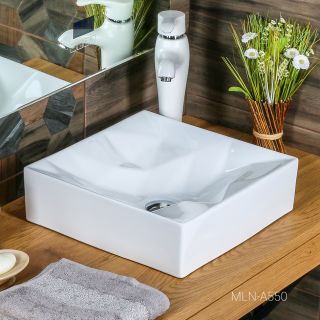 Накладная раковина Melana A550-805 40см белый