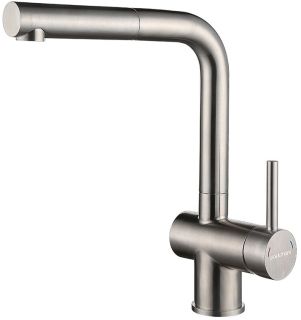 Смеситель для кухни Paulmark Dosse Do214418-SS нержавеющая сталь