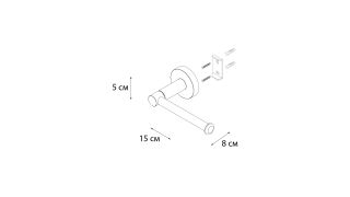 Держатель запасного рулона хром Fixsen Comfort Chrome (FX-85010A)