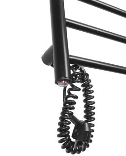 Полотенцесушитель электрический Domoterm Классик DMT 109-6 50х80 EK L чёрный