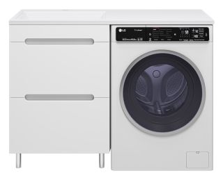 Напольная тумба под раковину Misty Байкал 55см белый