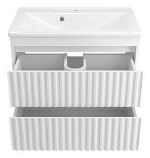 Подвесная тумба под раковину Brevita Balaton BAL-06075-01-01П2Я 75см белый