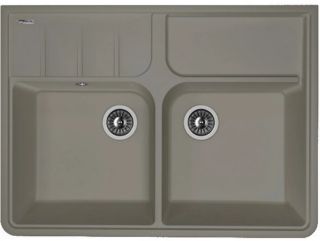 Кухонная мойка Florentina Вилладжио серый шёлк
