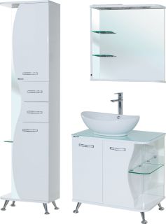 Пенал Bellezza Рио 50см правый белый 00000000414