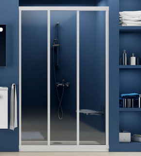 Душевая дверь Ravak Supernova ASDP3-90 00V70102Z1 Transparent профиль белый