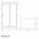 Душевая кабина PARLY BETT B120 (120х80х215)