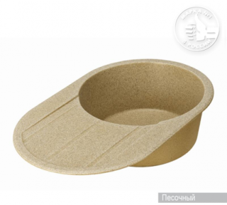 Мойка кухонная Акватон Амира 78см песочный