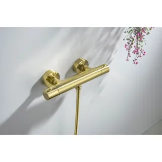 Смеситель для душа Aquatek Европа AQ1363BG шлифованное золото