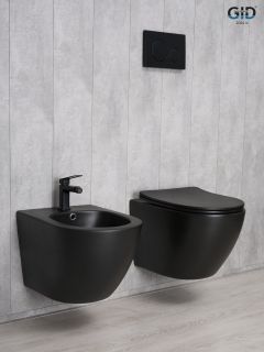 Унитаз подвесной Gid Bm2198 62226Y черный матовый 49x36x35.5
