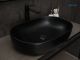 Раковина Gid Bm9026a 53369 накладная черная матовая 60x40x15