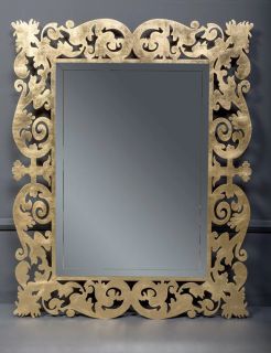 Зеркало Boheme Caprice с подсветкой золото поталь 553