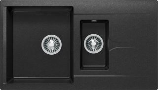 Мойка кухонная Polygran BRIG-870 чёрный 627383