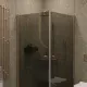 Душевой уголок на монопетле by Deonria U-90-89-6-G-BR1 90x89см бронза/графит