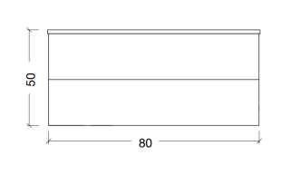 Тумба под раковину Armadi Art Neoart 80см белый 830-080-WH