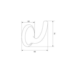 Крючок IDDIS Oldie бронза OLDBR10i41