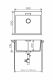 Мойка кухонная Tolero Loft TL-580 белый 473554