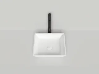 Накладная раковина Salini Callista 04 S-Sense 1101108G 38см белый глянцевый