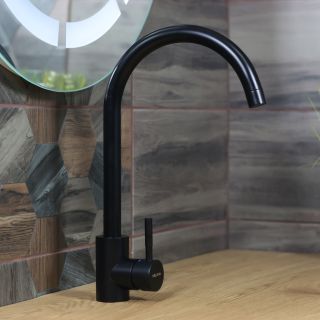 Смеситель для кухни Melana Tondo MELANA-610103B чёрный