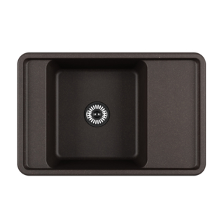 Мойка кухонная Акватон Беллис 78см кофе 1A725032BS280