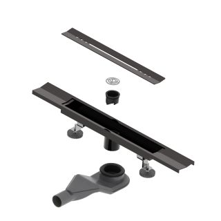 Душевой лоток обрезной RGW SDR-53B 76215380-04 80 см чёрный