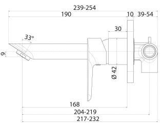 Встраиваемый смеситель для раковины IDDIS Cloud белый/хром CLOSB00i65