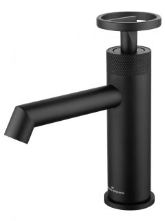 Смеситель для раковины Wonzon & Woghand WW-H1065-MB чёрный матовый
