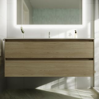 Подвесная тумба под раковину Sancos Cento CN120-1KE 120см карпатская ель