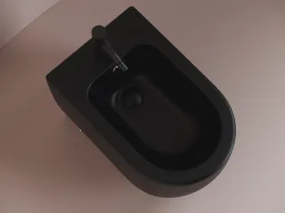 Биде напольное Ceramica Nova Metropol CN4005MB чёрный матовый