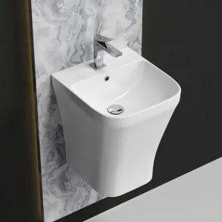 Подвесная раковина Ceramica Nova Dion CN6067 36см белый