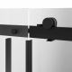 Душевая дверь Kerama Marazzi Cristallo CT.120.SD.BLK.M 120 см с функцией soft close стекло прозрачное профиль чёрный матовый