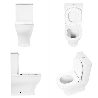 Чаша напольного унитаза Cezares Giubileo CZR-165-CPR (безободковый) белый