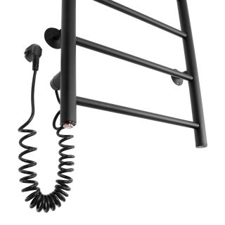 Полотенцесушитель электрический Domoterm Аврора DMT 109-10 50x90 EK L чёрный