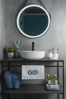 Раковина Gid D1315 51182 накладная белая 41.5x41.5x13.5