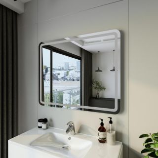 Зеркало с подсветкой Бриклаер Эстель-1 4627125414237 100 см на взмах руки