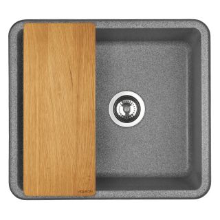 Мойка кухонная Акватон Беллис 57см серый 1A724932BS230