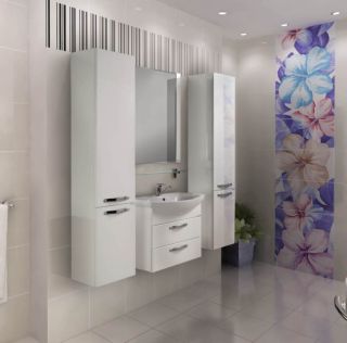 Тумба под раковину Акватон Ария 65см белый 1A123301AA010