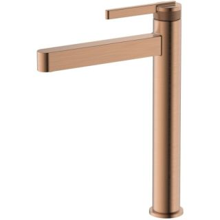 Смеситель для раковины DQ высокий Bonn браш.роз.золото (DA1702033)