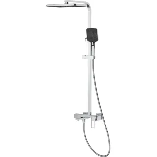 Душевая система DQ Dortmund DA1713701 320x210 мм, со смесителем, хром