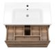 Подвесная тумба под раковину Brevita Dallas DAL-01090-074П 90см дуб Галифакс олово