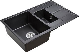 Мойка кухонная Paulmark Flugen PM237850-BL чёрный