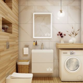 Зеркало с подсветкой Art&Max Monza 60x80см AM-Mon-600-800-DS-F