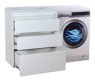 Напольная тумба под раковину Misty Фостер 70  УТ000008404 белый