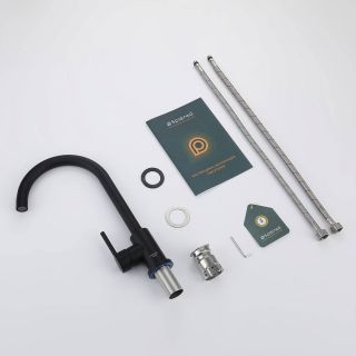 Смеситель для кухни Splenka S201.40.06 чёрный