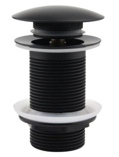 Донный клапан Laguraty X0002 без перелива, черный матовый