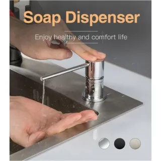 Дозатор для кухонной мойки Gappo G402-1 300 мл чёрный