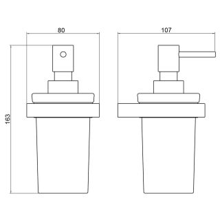 Дозатор Timo Petruma 15239/03 чёрный