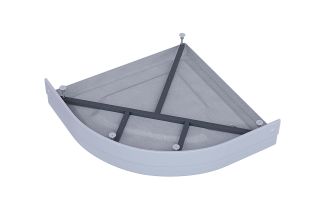 Душевой поддон Aquatek DPA-0000007 с фронтальным экраном 80x80 см