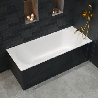 Ванна из искусственного камня WHITECROSS Gin 0217.170070.200 170x70 см белый матовый